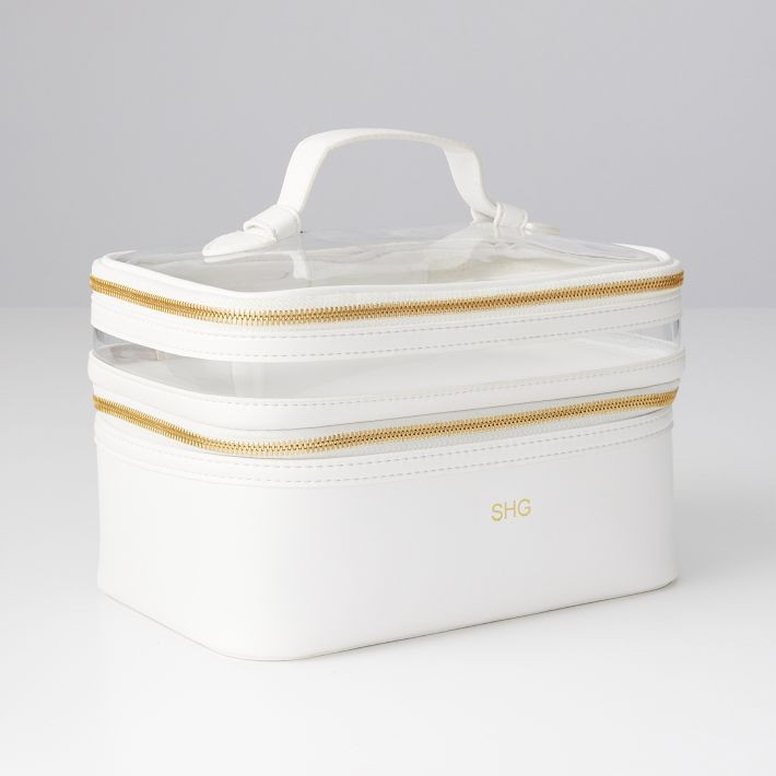 Clear Cosmetic Dual Travel Organizer | Mark and Graham