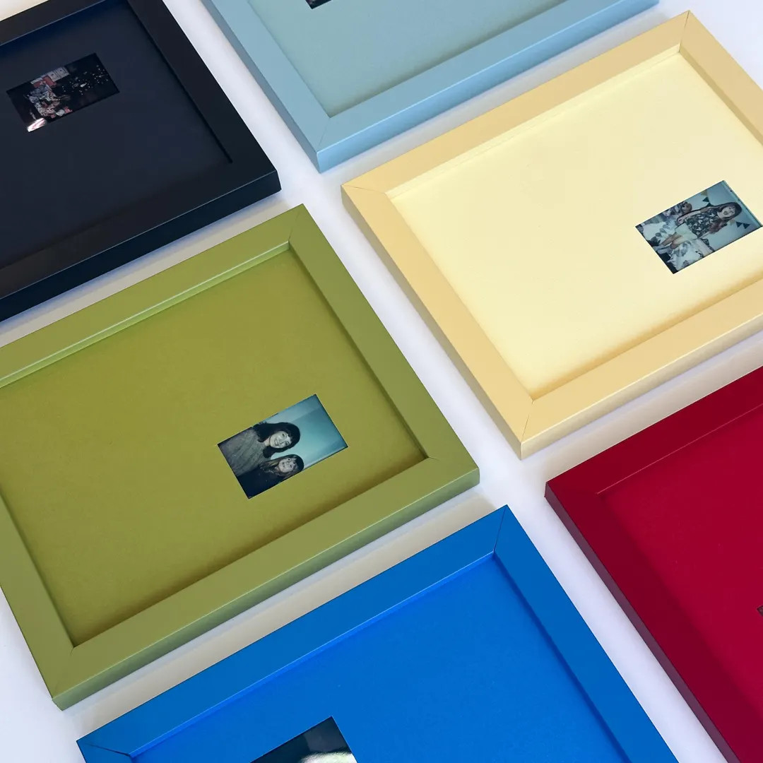 Monochromatic Photo Frame: Modern Colorful Off-Center Wall Decor (8x10) | Etsy (US)