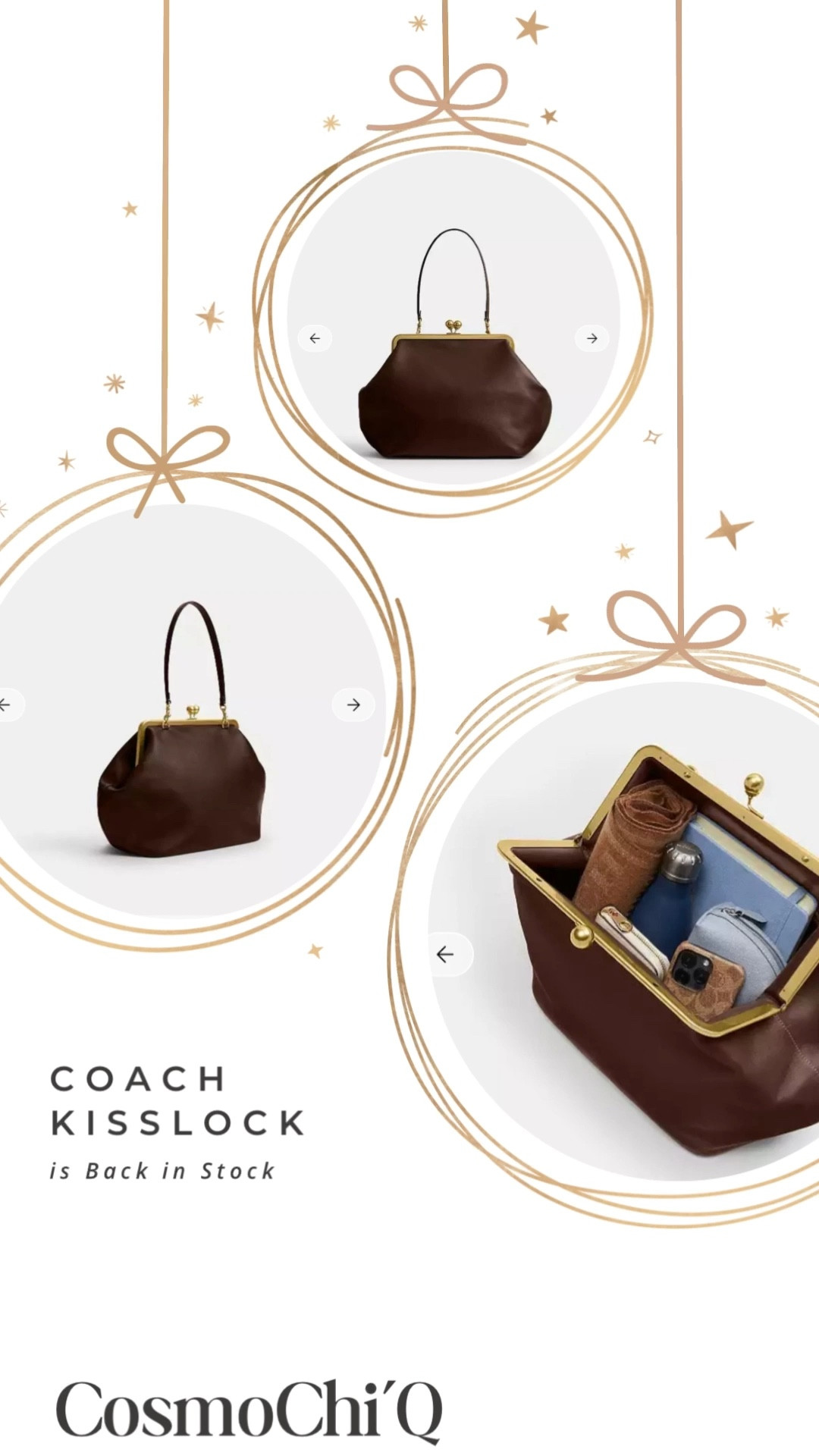 Look who’s back in stock ! The #coach kisslock ! Get it while it last. It’s always goes fast! 💨 

#LTKItBag #LTKHoliday #LTKGiftGuide