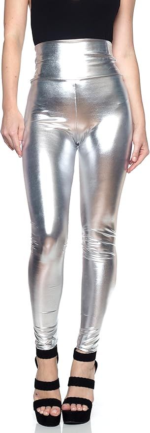 Cemi Ceri Women's Faux Leather High Waist Leggings | Amazon (US)