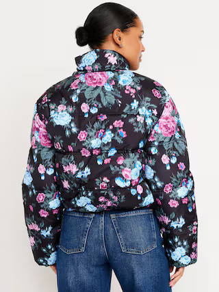 Water-Resistant Printed Puffer Jacket | Old Navy (US)