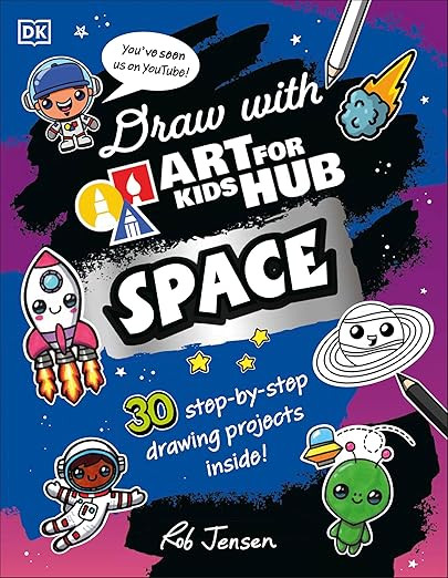 Draw with Art for Kids Hub Space      Paperback – July 29, 2025 | Amazon (US)