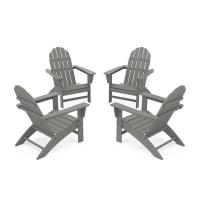 POLYWOOD Vineyard Adirondack Conversation Set | Wayfair North America