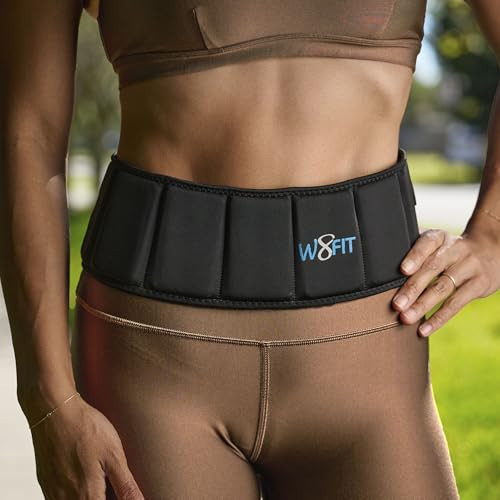 W8FIT Adjustable Weighted Walking and Exercise Belt (10 LB X-Large) FITS 42”-48" INCH WAIST | Amazon (US)