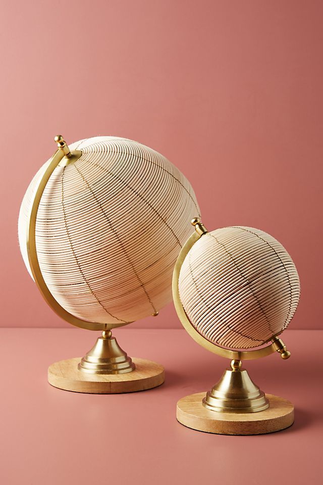 Rattan Globe Decorative Object | Anthropologie (US)