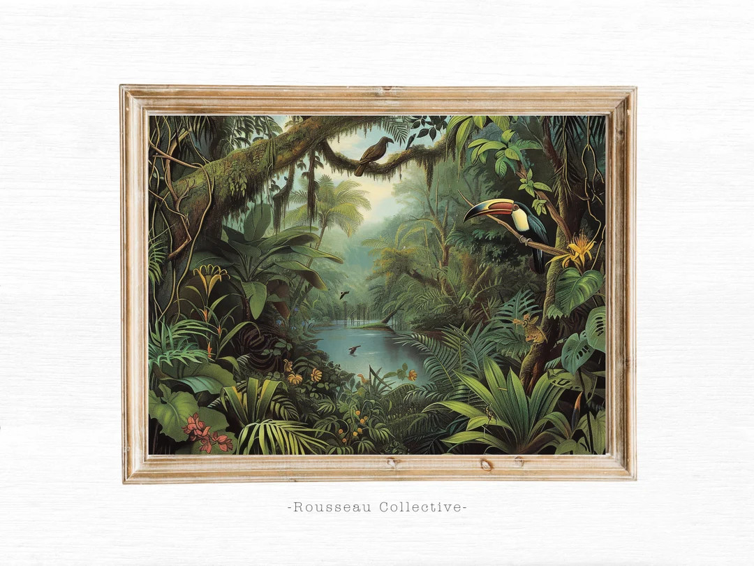 Tropical Decor, Jungle Print, Botanical Wall Art, Botanical Print, Nature Poster, Ernst Haeckel, ... | Etsy (US)