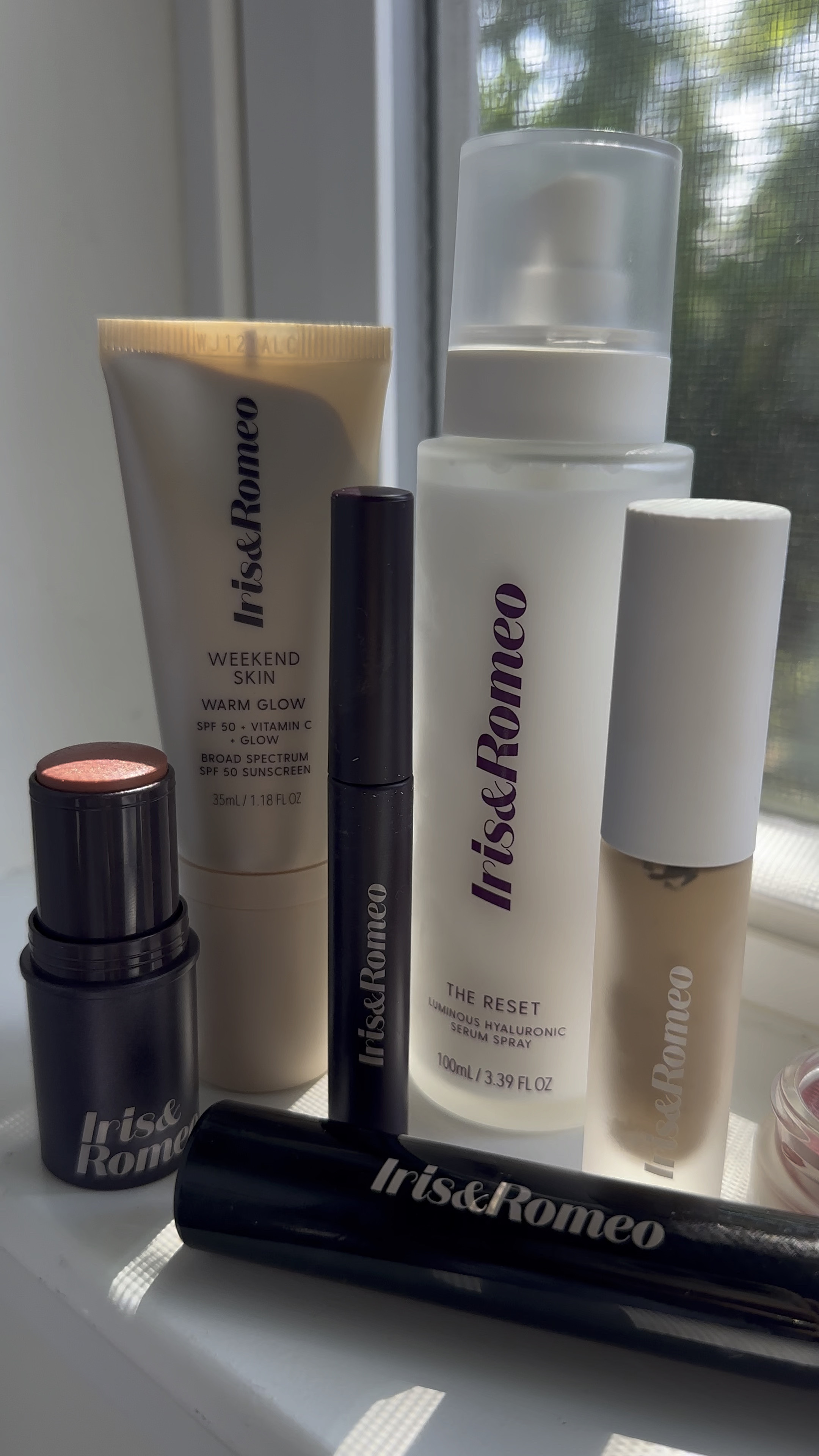 Meet my summer makeup stars! Iris & Romeo is a new to me, clean beauty brand and I LOVE their products for effortless, natural makeup. #ad Colors:

Blush: mood boost
Weekend skin: warm glow
Brow up: soft brown 
Concealer: shade 3

#LTKSeasonal #LTKBeauty #LTKFindsUnder50