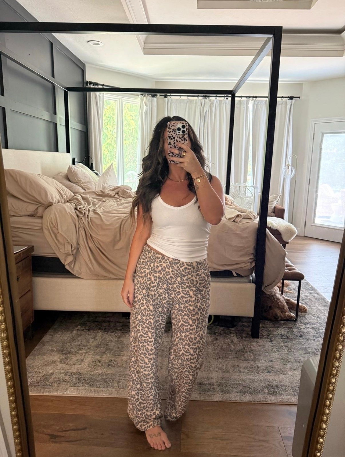 These leopard pants are everything 🤎

#LTKootd #LTKgrwm #LTKmomlife