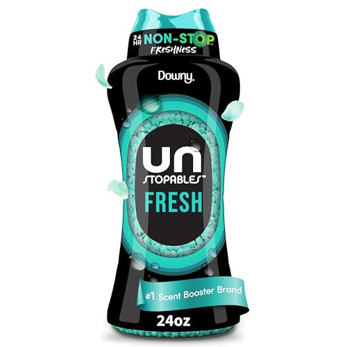 Downy Unstopables In Wash Scent Booster Beads, Fresh Scent, 24 oz, Laundry Beads For Odor Protection, Downy Scent Booster Beads, Laundry Scent Boosters | Amazon (US)