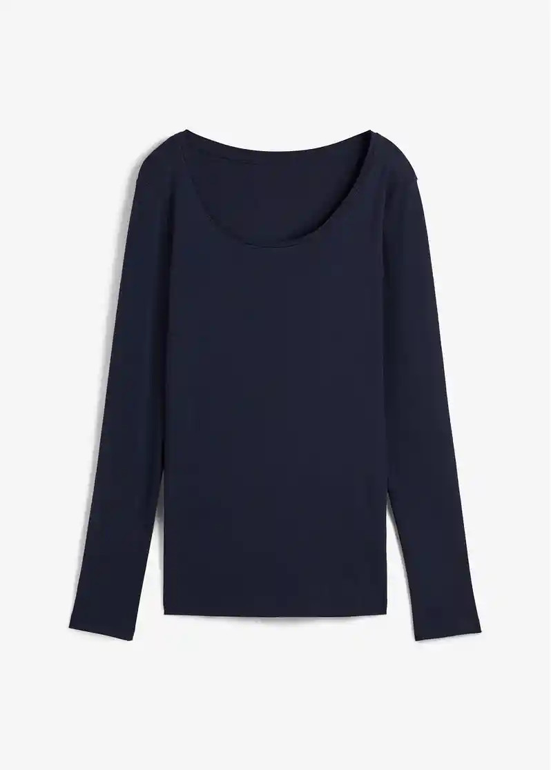 Langarmshirt aus reiner Bio-Baumwolle | Bonprix DE
