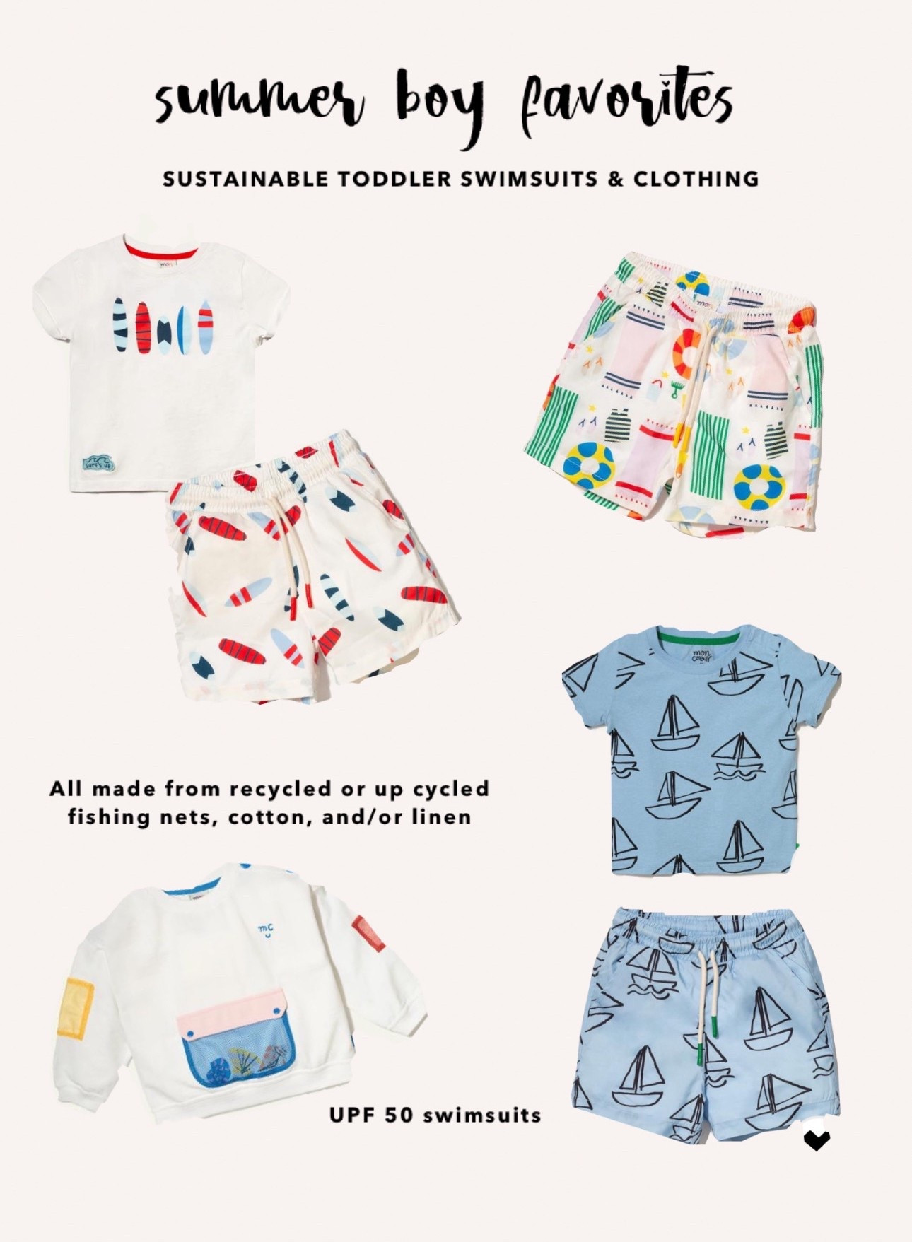 Toddler boy Sustainable swim & outfits from Shop Mon Coeur kids favorites for summer 

#LTKSwim #LTKKids