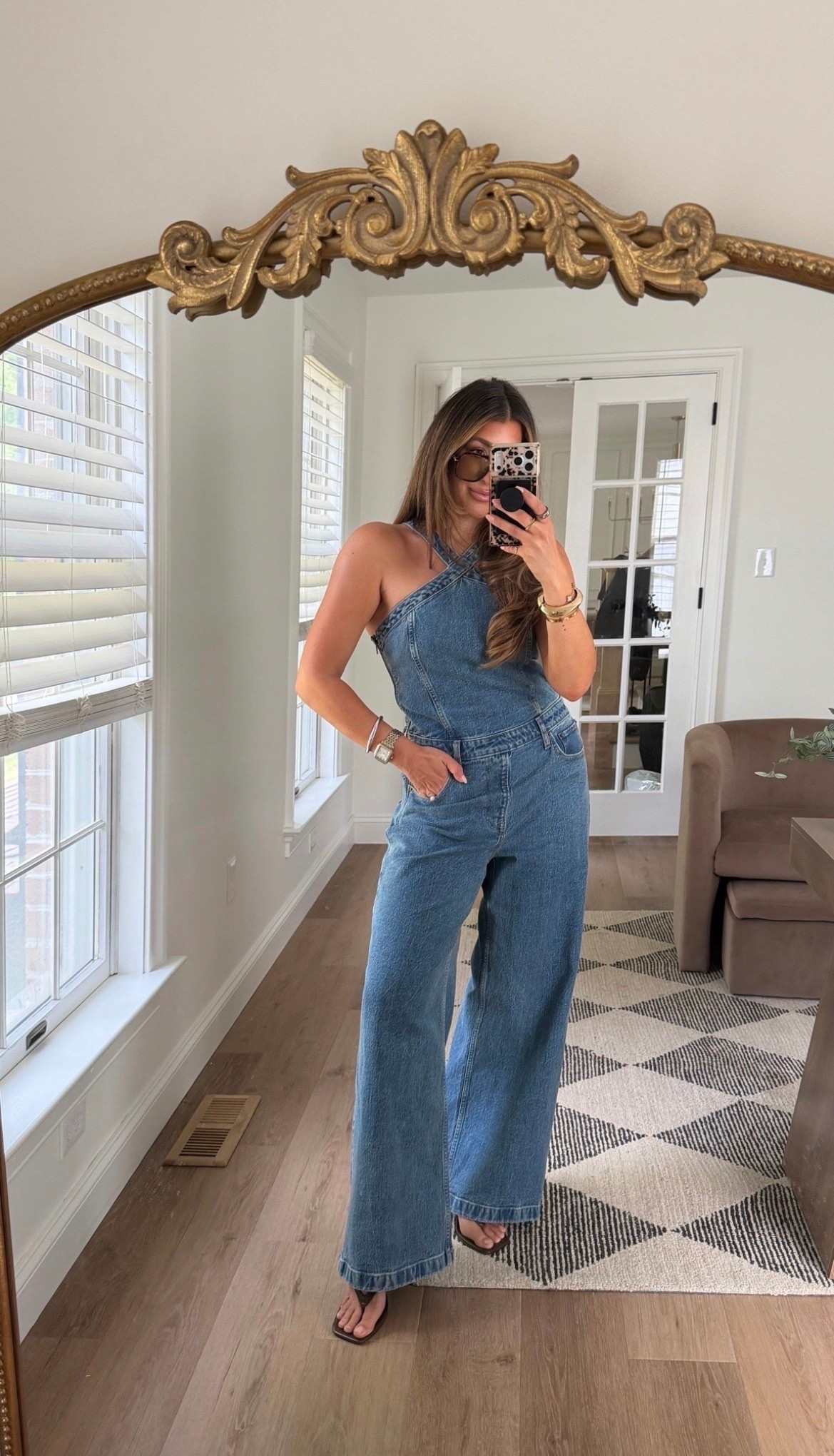 Abercrombie denim jumpsuit. Wearing medium. Todays ootd

#LTKSaleAlert #LTKSeasonal #LTKootd