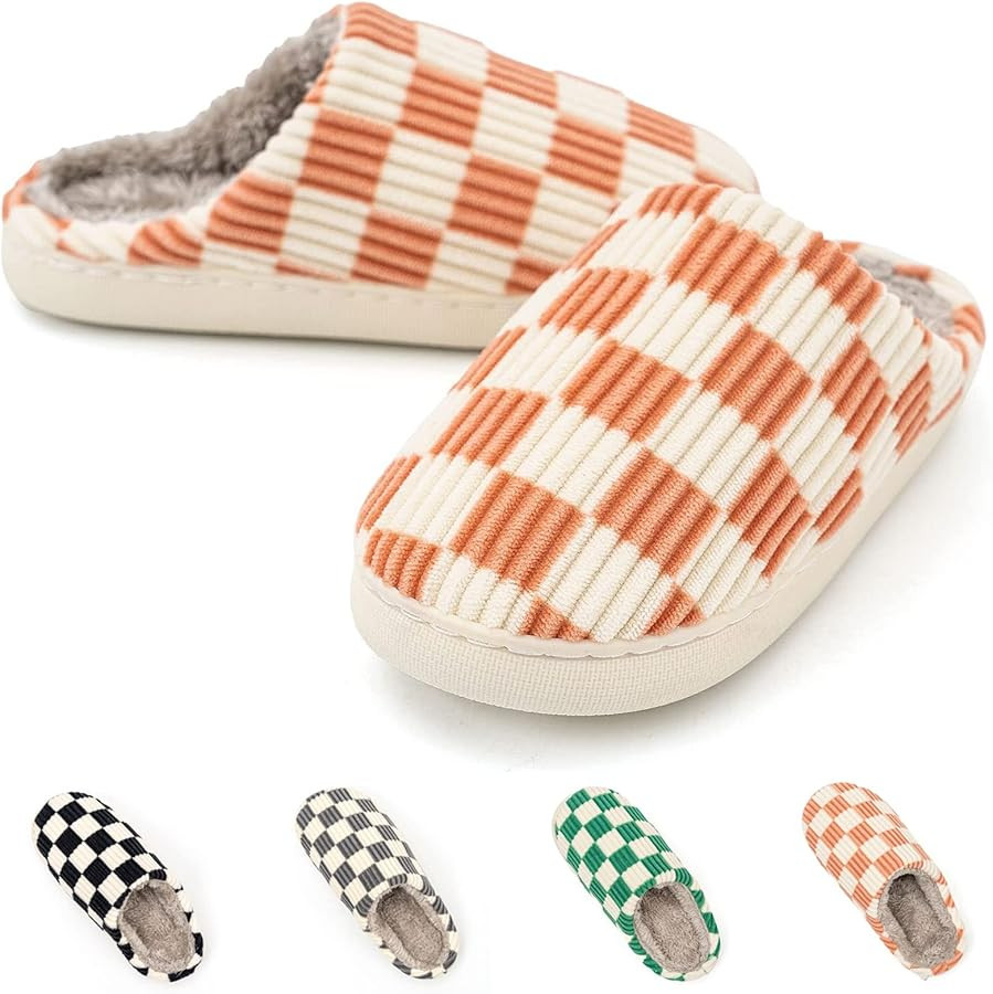 Guyarns House Slippers for Women & Men - Fuzzy, Casual Indoor/Outdoor Shoes with Memory Foam & Fa... | Amazon (US)