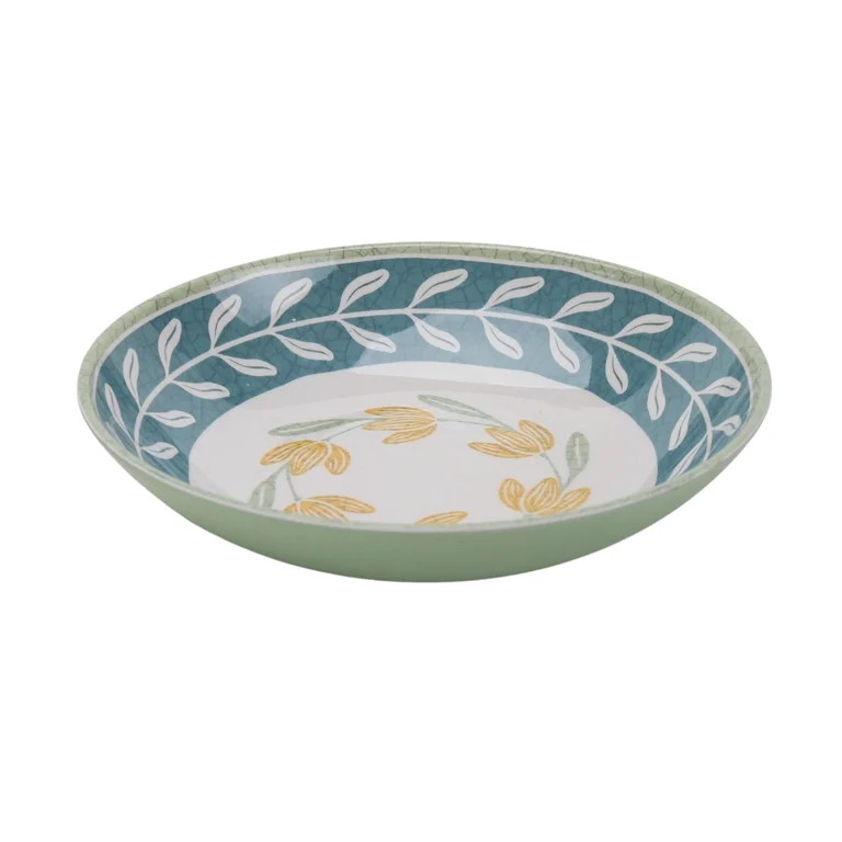 Better Homes and Gardens Bamboo Melamine Floral Dinner Bowl | Walmart (US)