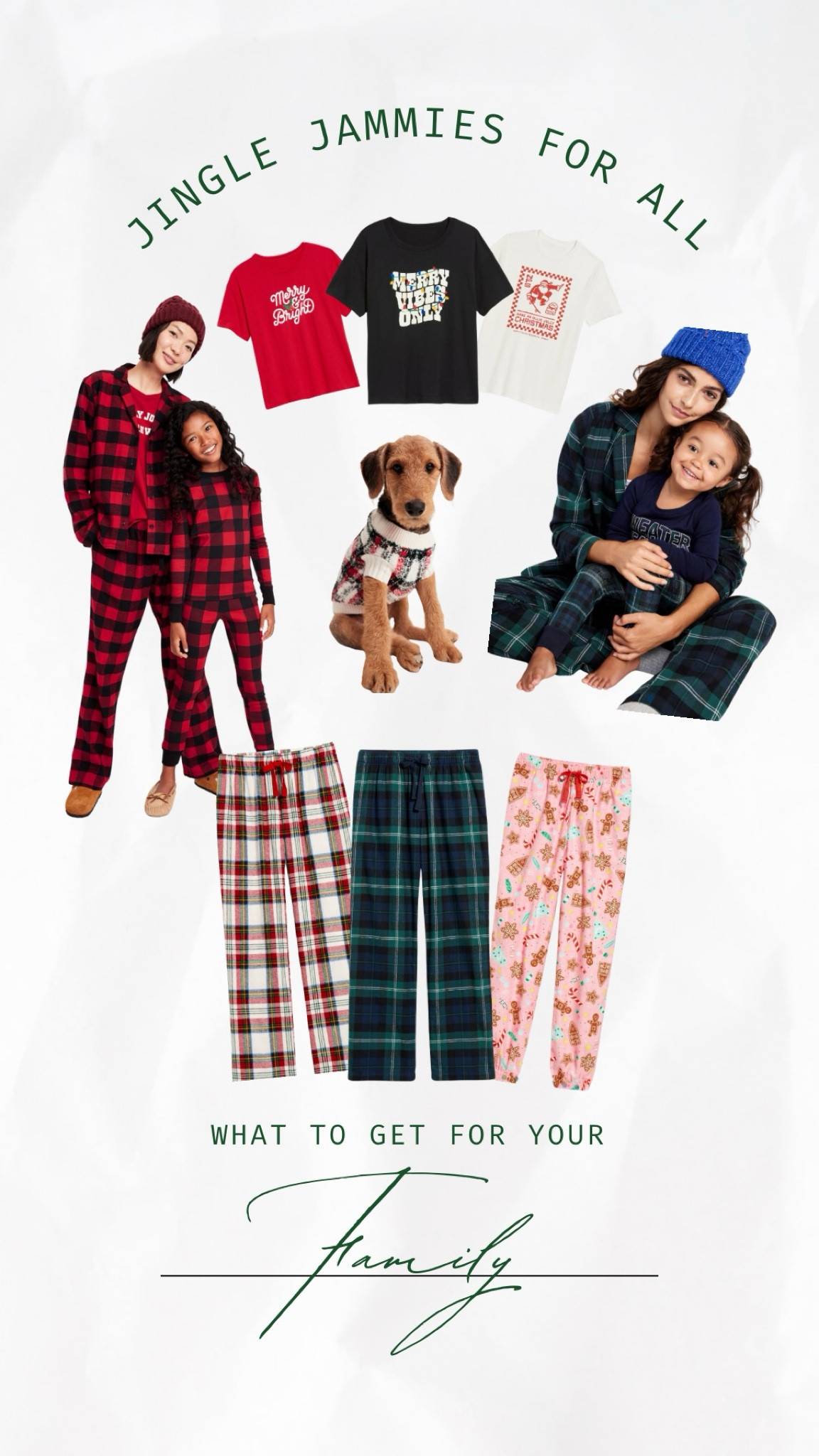 Matching Family Pajamas for the holidays 

#LTKGiftGuide #LTKSeasonal #LTKHoliday