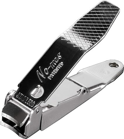 No-mes Fingernail Clipper, Catches Clippings, Built-in Nail File, Made in USA | Amazon (US)
