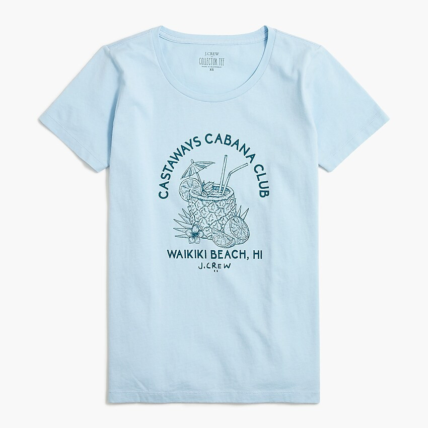 Factory: "Castaways Cabana Club" Graphic Tee For Women | J.Crew Factory