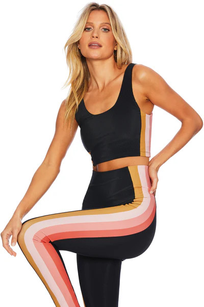 Tessa Top Coral Stripe | Beach Riot