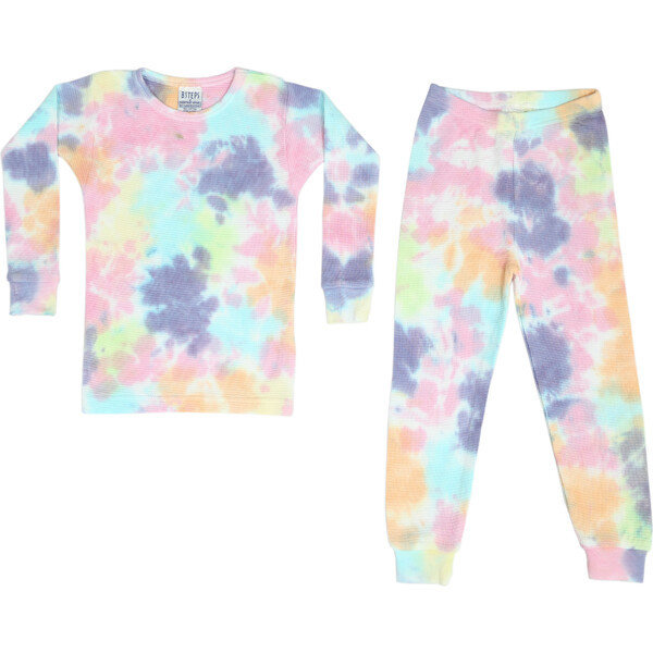 Tie Dye Thermal Pajamas, Izzy | Maisonette