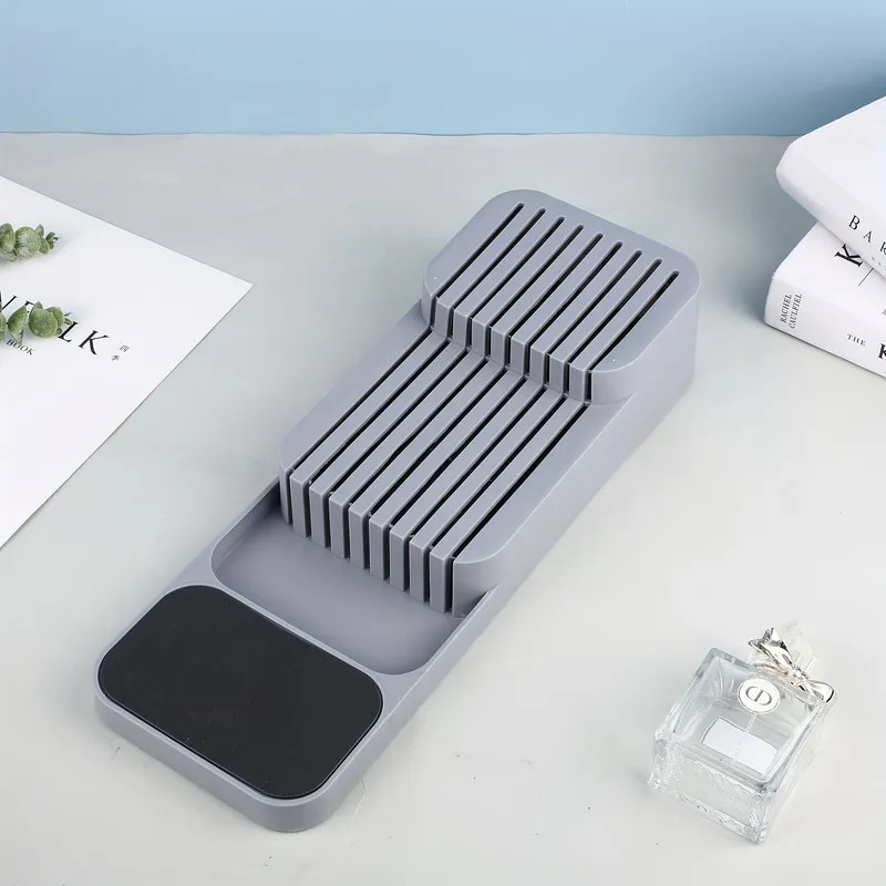 1pc Kitchen Drawer Knife Storage Box Organizer Tray Knife Partition Storage For Safe And Easy Acc... | Temu Affiliate Program