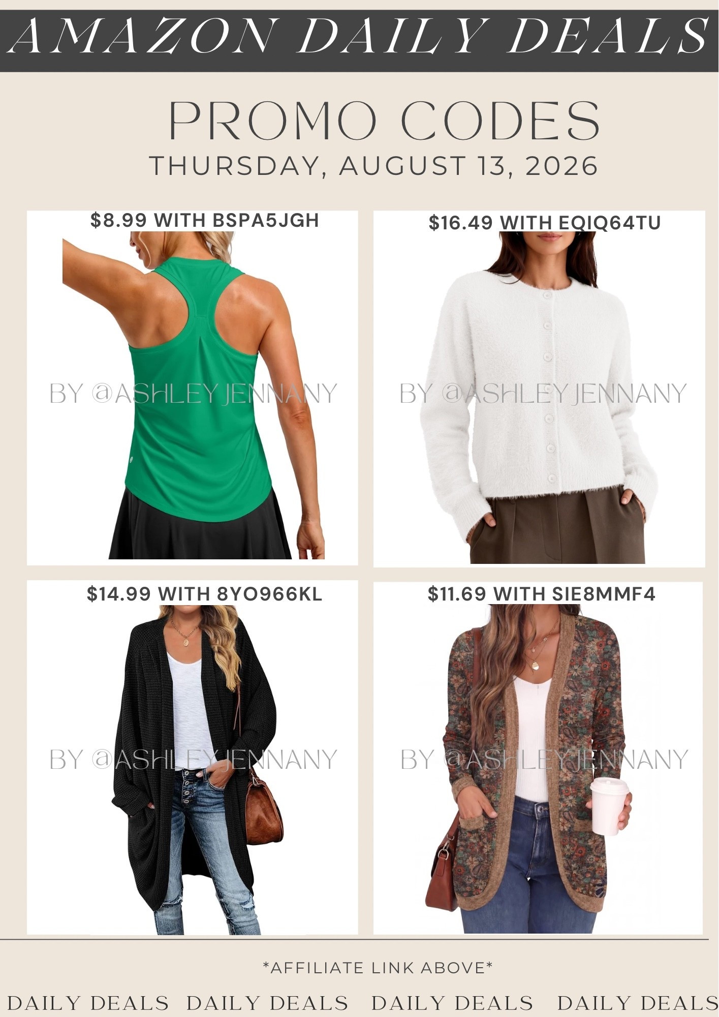 Amazon deals

#LTKSaleAlert #LTKMidsize #LTKSeasonal