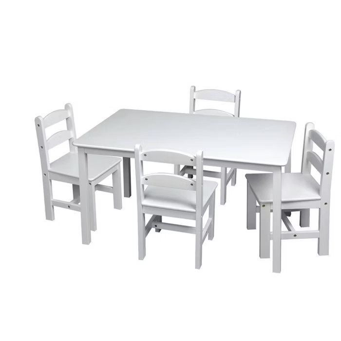 5pc Kids' Rectangle Table and Chair Set - Gift Mark | Target