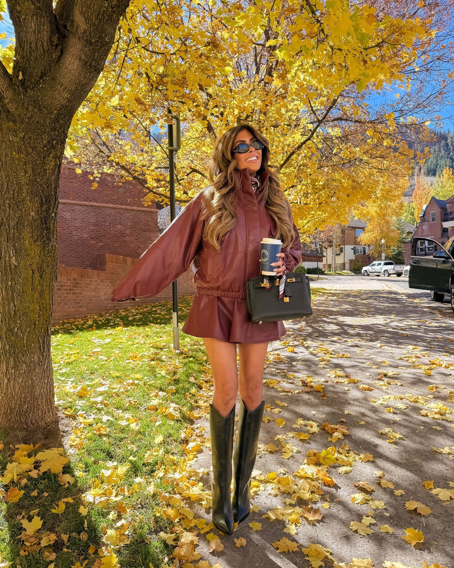 Wearing a size small in this matching set! 

Fall outfits, Aspen outfit, Fall fashion, Matching set, Family photo outfits, Boots, Leather jacket, Jacket, Emily Ann Gemma

#LTKmomlife #LTKootd #LTKdayinmylife