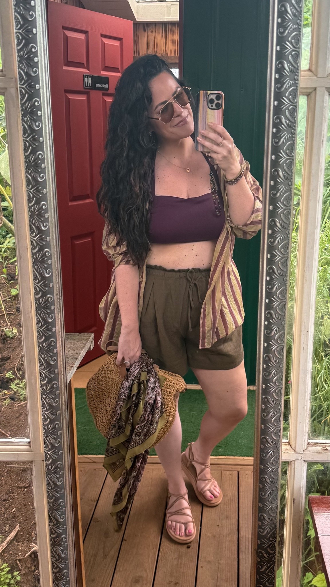 midsize beach and vacation island outfit
bikini is tts, top runs oversized shorts size large, waterproof hiking sandals tts

#LTKOver40 #LTKMidsize #LTKSwim