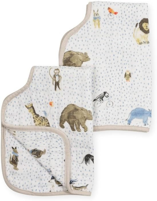 Little Unicorn Ultra-Absorbent Premium Burp Cloth 2 Pack | Soft on Baby's Skin | Larger Size | Er... | Amazon (US)