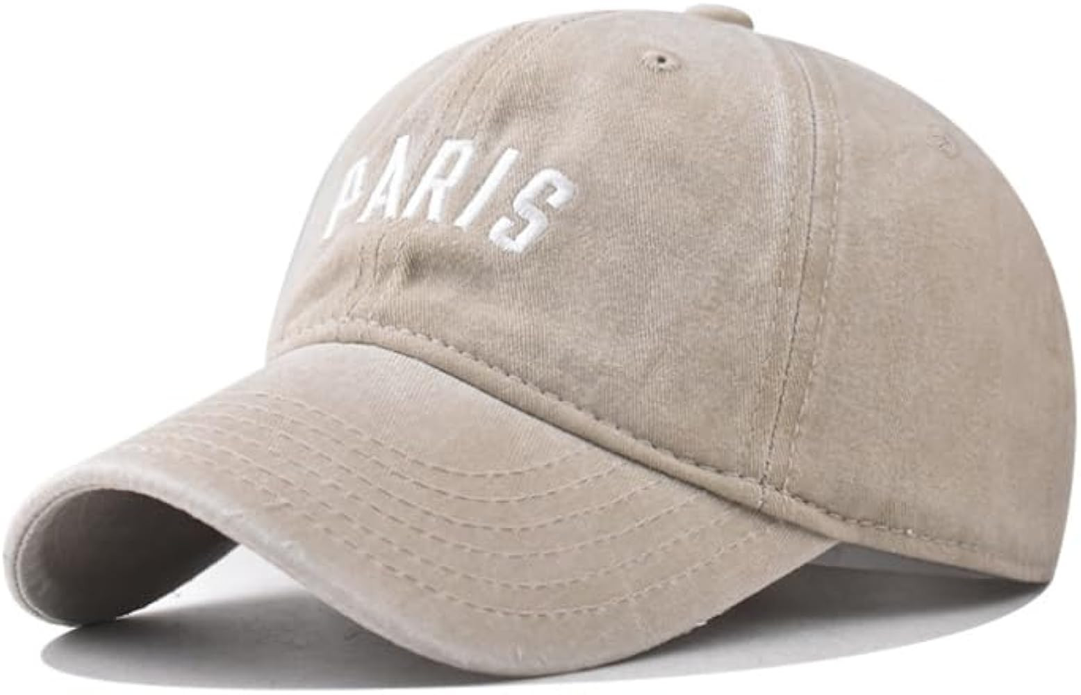 Vintage Paris Cotton Baseball Cap Fashion Men Women Sports Outdoor Sun Casual Hat | Amazon (US)