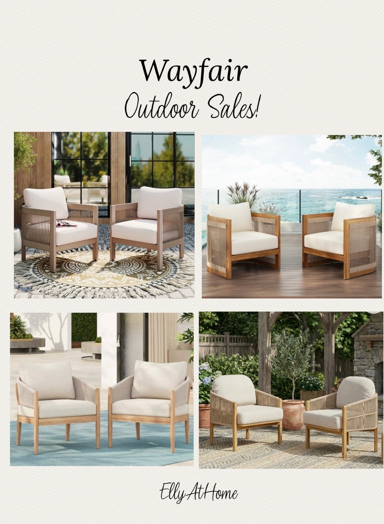 Wayfair outdoor seating collections on sale! Shop sets, chaises, sofas, rugs & more outdoor accessories for pitch and patio! Wayfair hot sales! @Wayfair

#LTKdayinmylife #LTKHome #LTKSaleAlert