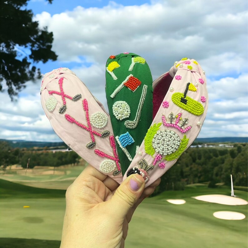 Sports Headband, Golf Headband, Golfer, Country Club Headband, Golfing, Sports, Golf Accessories,... | Etsy (US)