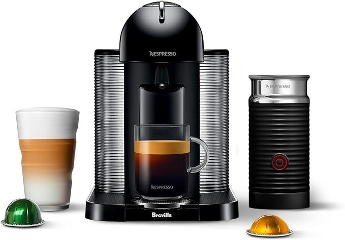 Nespresso Vertuo Next Coffee and Espresso Machine by Breville, Deluxe Matte Black Chrome | Amazon (US)