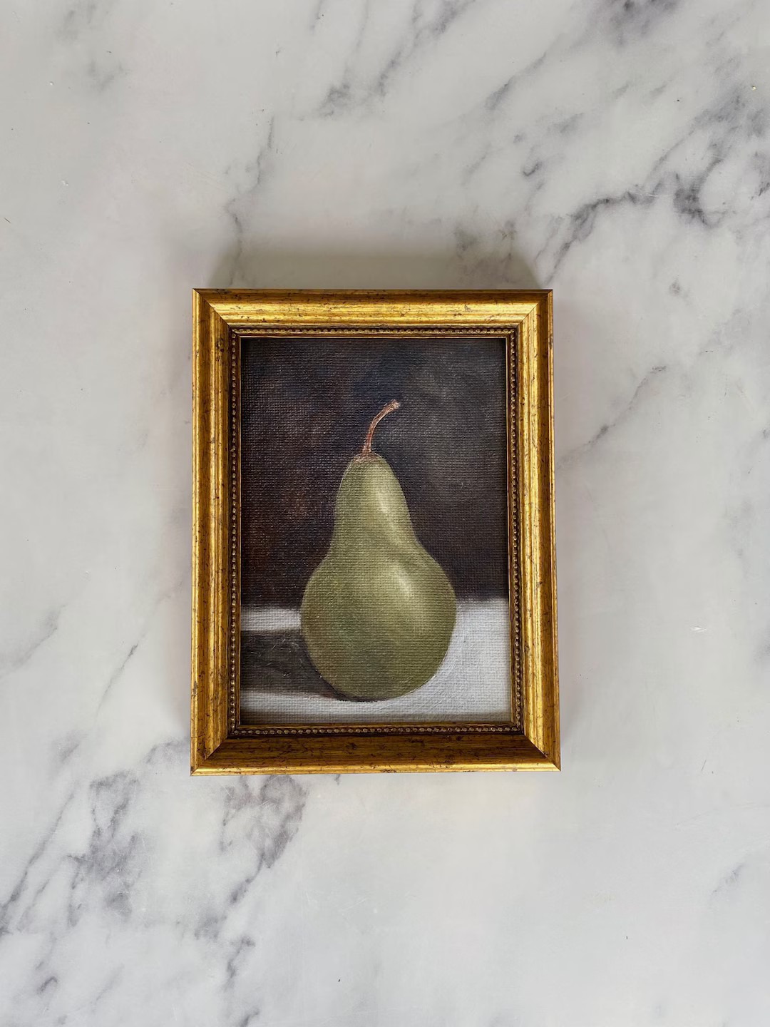 PEAR 2 Art Print Unframed Oil Painting Oil Painting Still Life Original Small Still Life Painting... | Etsy (US)