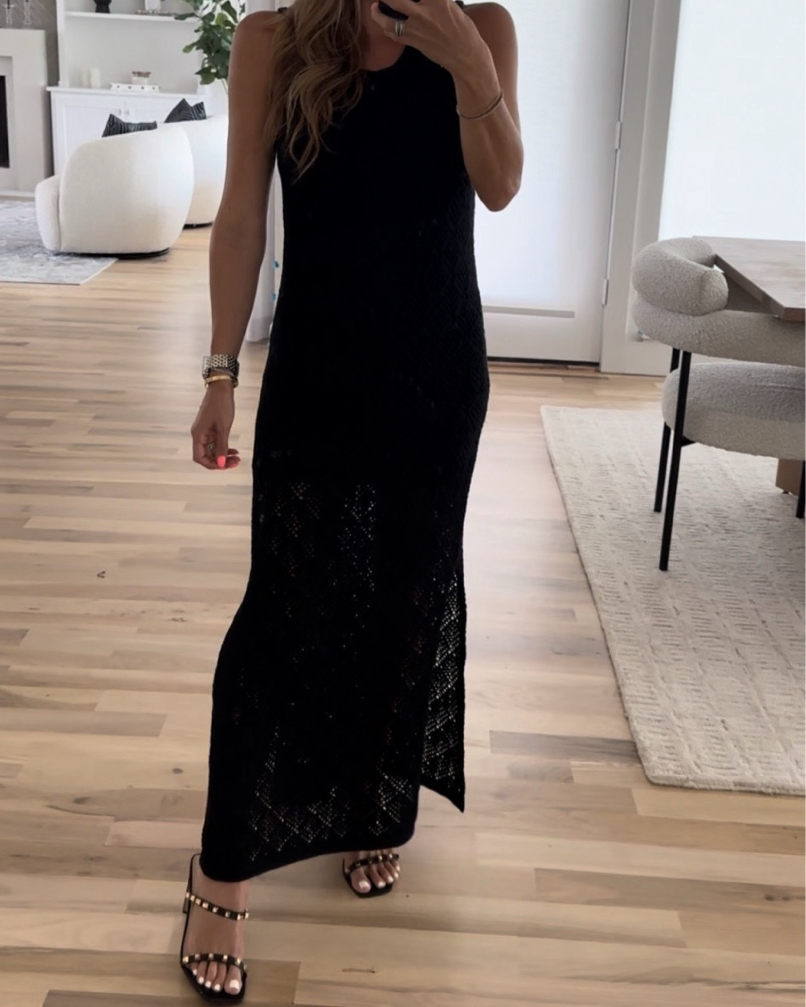 Crochet long dress petite friendly 

#LTKsalealert #LTKfindsunder100 #LTKfindsunder50