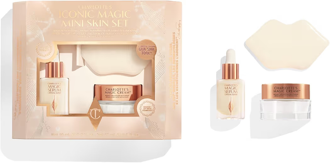 Charlotte Tilbury Iconic Magic Mini Skin Care Set - Travel Size Skincare Set with Magic Serum & C... | Amazon (US)