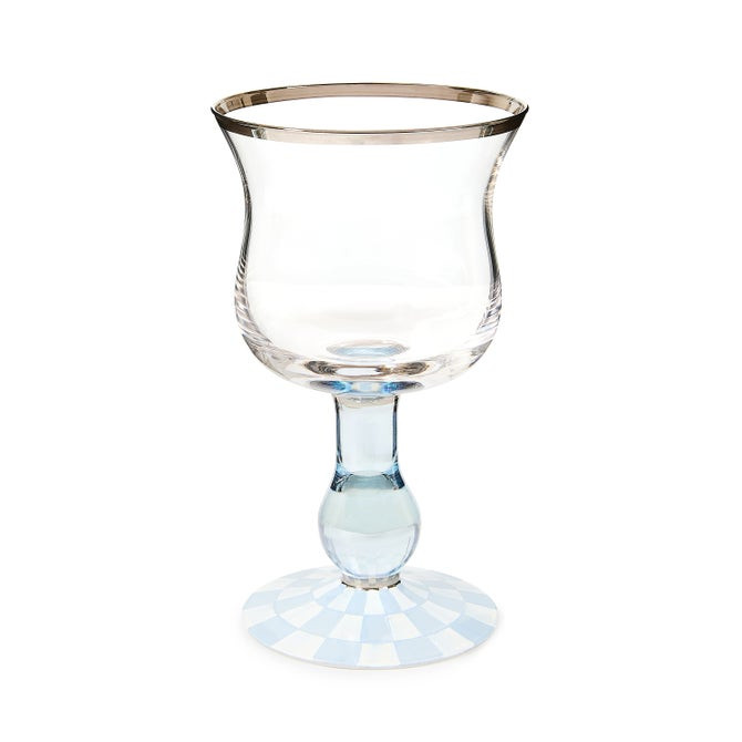 Gray Malin Ski Holiday Wine Glass | MacKenzie-Childs