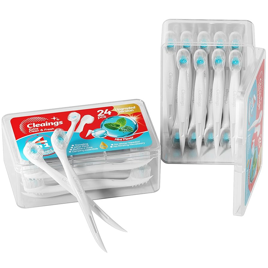 cleaings® Mini Disposable Toothbrush Set with Toothpaste – Travel Essentials, Portable Toothbr... | Amazon (US)