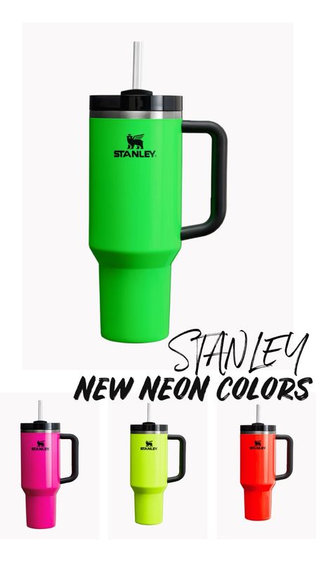 New neon colors with Stanley tumblers! 

#LTKfitness #LTKfindsunder50 #LTKtravel