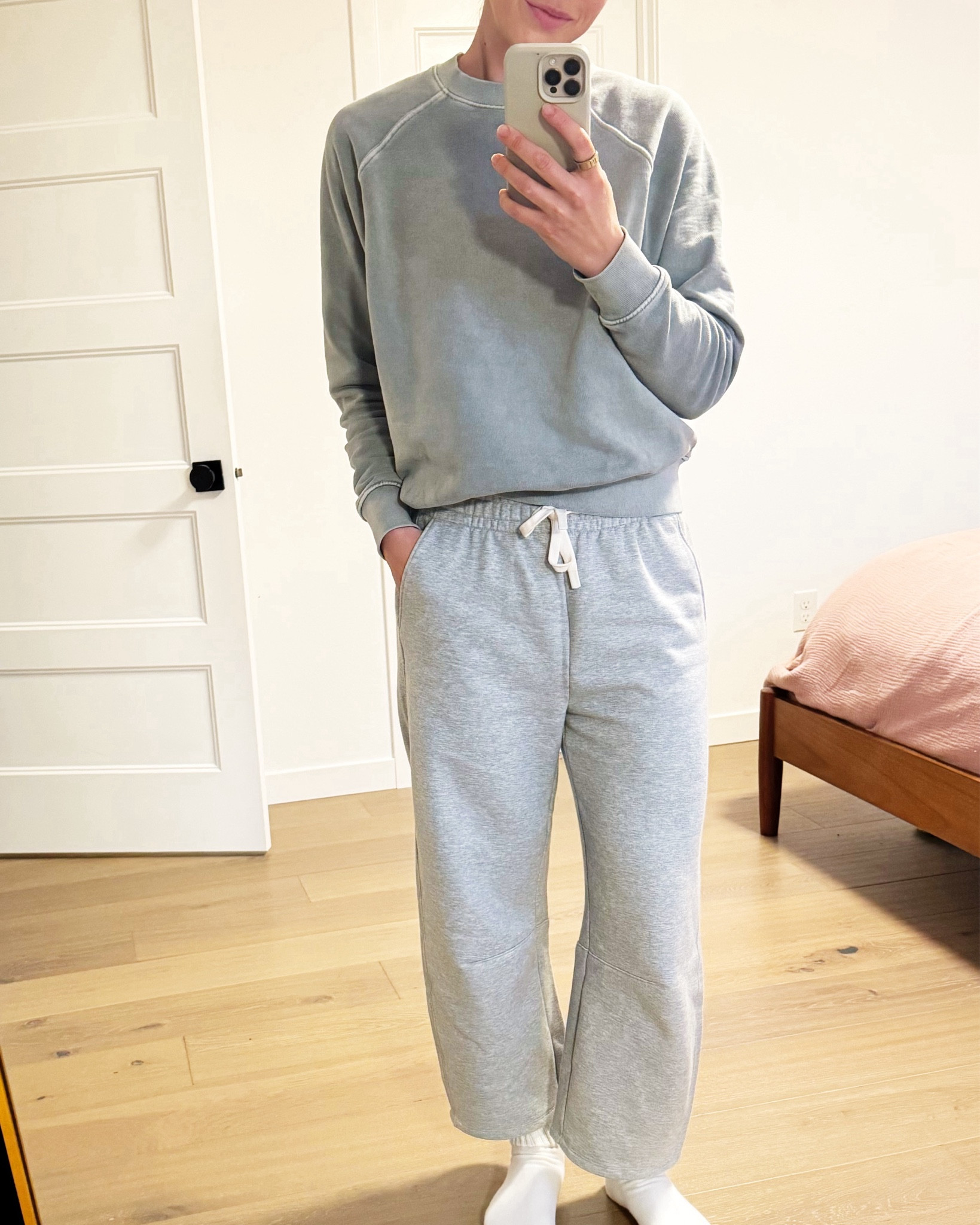 These barrel sweatpants are so good! I waited until they were on sale but now they’re 50% off! Wearing size small. True to size. Made with 67% organic cotton. Also linking my shirt and organic sweatshirt. 

#LTKmomlife #LTKOver40 #LTKHoliday