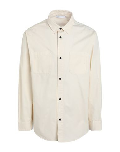 Ninety Percent Man Shirt Cream Size S Organic cotton | YOOX (US)