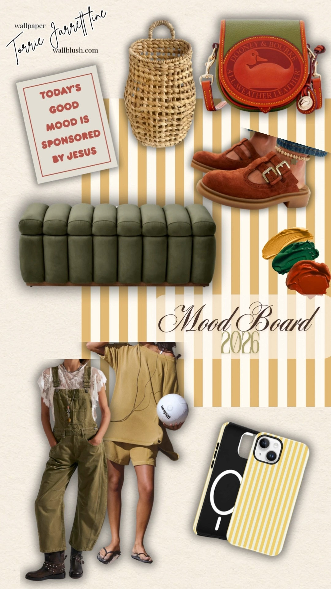 Mood board with my designed wallpaper!! One of my fave Dooney and Bourke bags is on sale for Memorial Day if you’ve had your eye on it!!

#LTKSaleAlert #LTKHome #LTKU