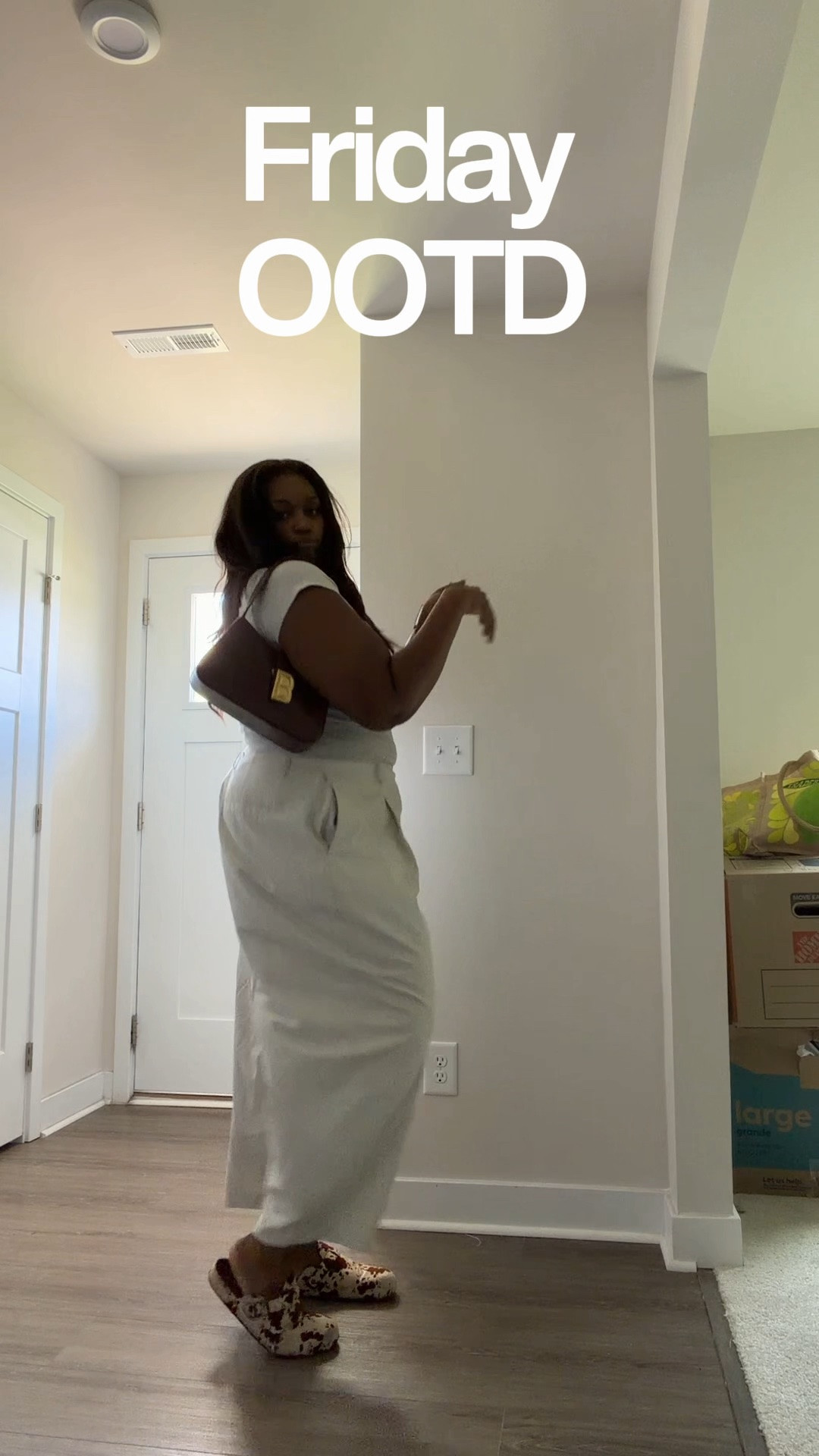 Friday OOTD, you can never go wrong with a all white fit with a touch of brown so cute and simple 🤍

#LTKootd #LTKmomlife #LTKTall