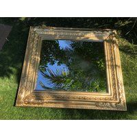 Rectangular Ornate Mirror, Large Gold Ornate Framed Mirror, Molded Resin Hanging Mirror | Etsy (US)