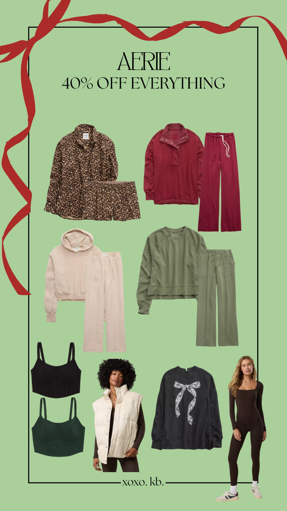 aerie // black friday // cyber week // gift guide // holiday // cozy // matching set // pajamas // sweatshirt // sports bra // sale // christmas // style 

 #LTKCyberWeek #LTKGiftGuide #LTKSaleAlert