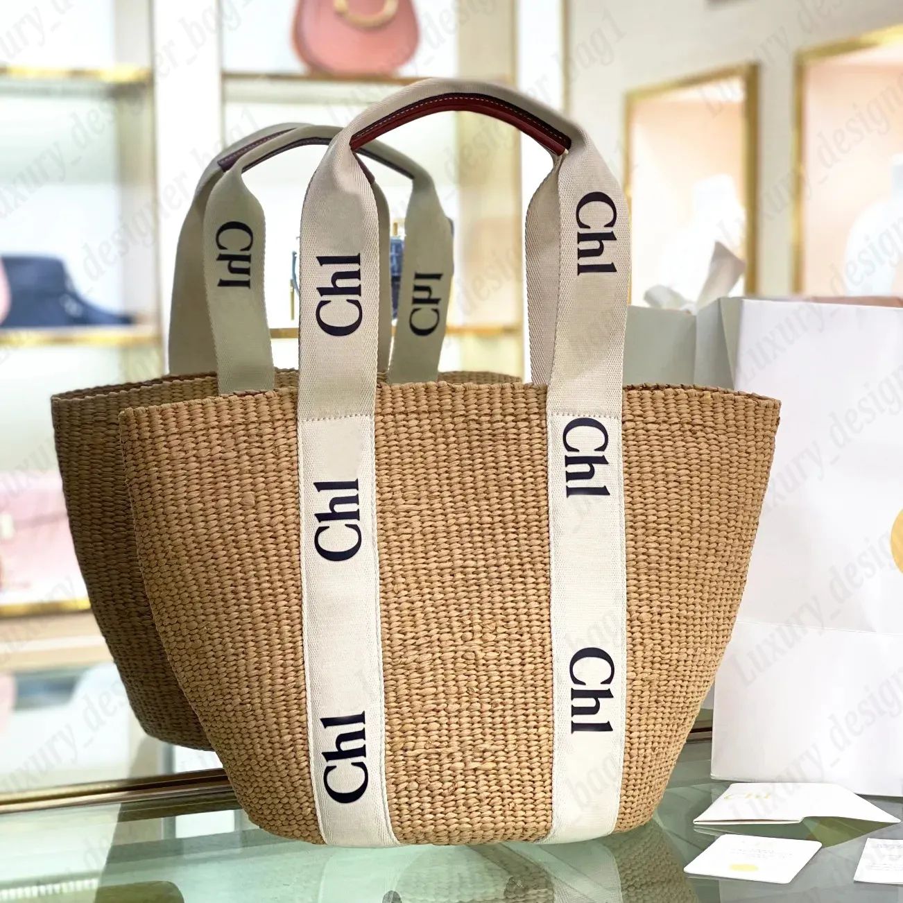 Designer Bags Luxury Totes Beach Bag High Quality Women Straw Basket Shoulder Bags Super Capacity... | DHGate