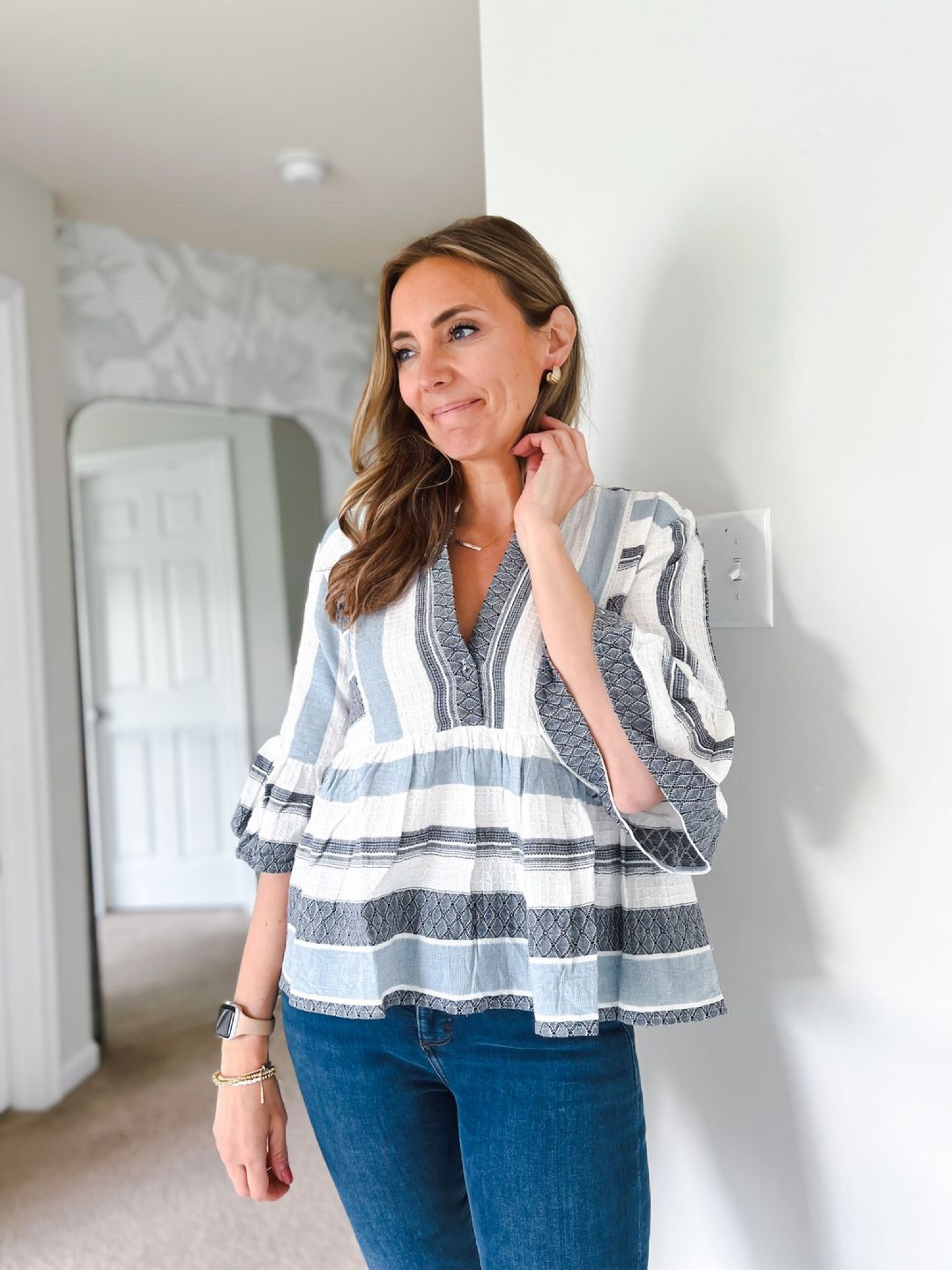 This top makes me feel girly and modern at the same time. Such a cute blouse for work or wear it with jeans! XS

Beach vacation
Wedding Guest
Spring fashion
Spring dresses
Vacation Outfits
Rug
Home Decor
Sneakers
Jeans
Bedroom
Maternity Outfit
Resort Wear
Nursery
Summer fashion
Summer swimsuits
Women’s swimwear
Body conscious swimwear
Affordable swimwear
Summer swimsuits
Summer fashion
2023 swim

#LTKSeasonal #LTKsalealert #LTKstyletip