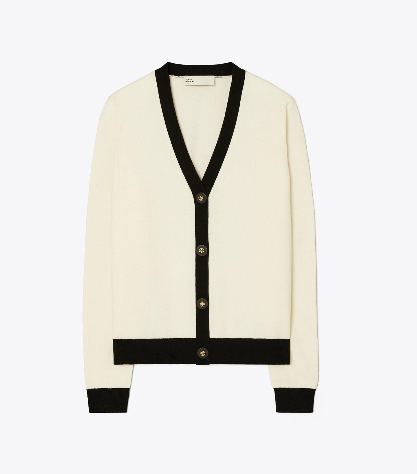 CONTRAST TRIM CARDIGAN | Tory Burch (US)