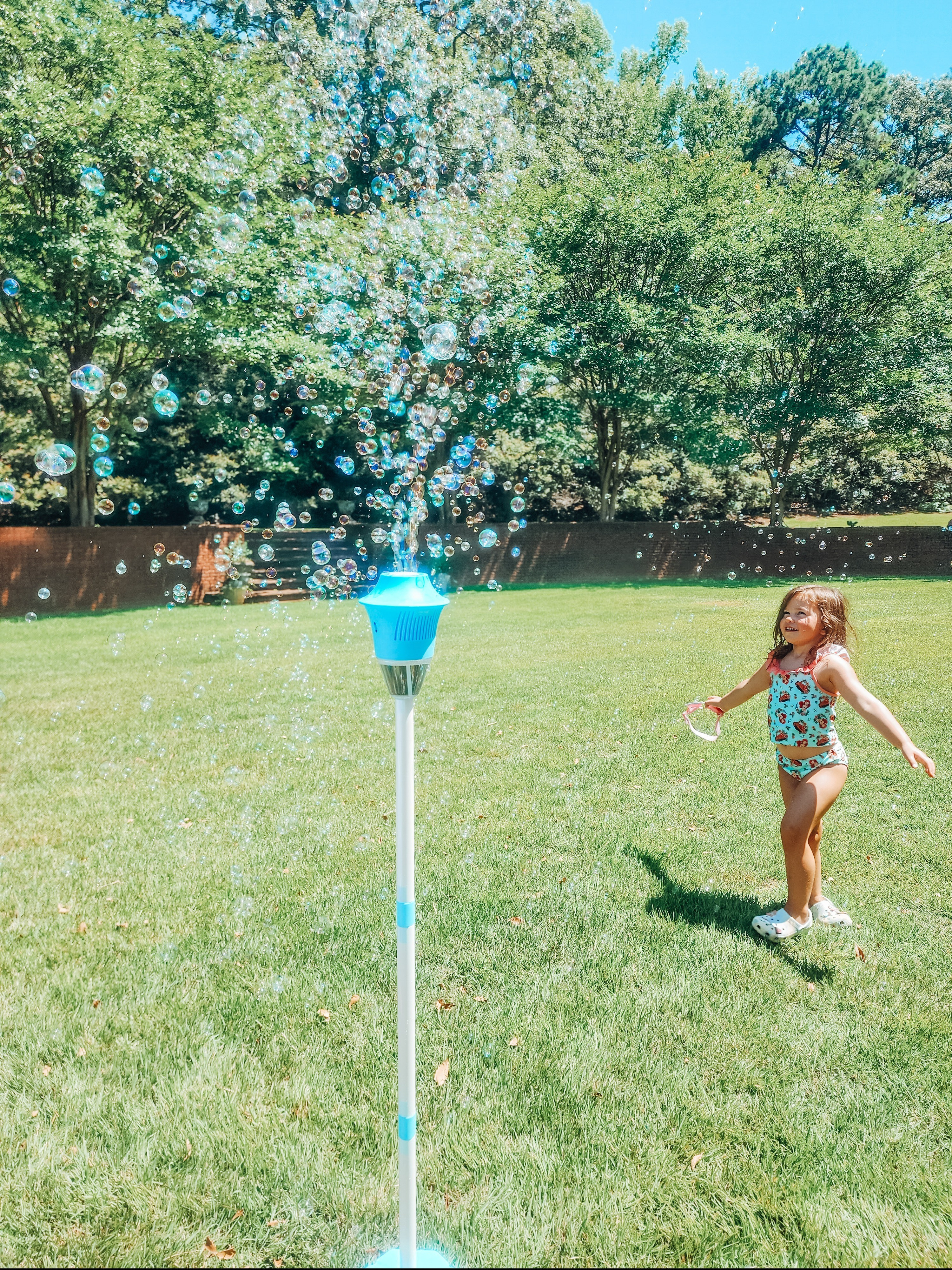 this was at my mom's house and my kids LOVED this bubble torchI need to get it for photo sessions bc the amount of bubbles this pumps out wad crazy! it also lasted a long time as well #livinglargeinlilly #ketosismom #girlmom #bubbles #bubbletorch #photoprop 

#LTKFamily #LTKKids #LTKParties