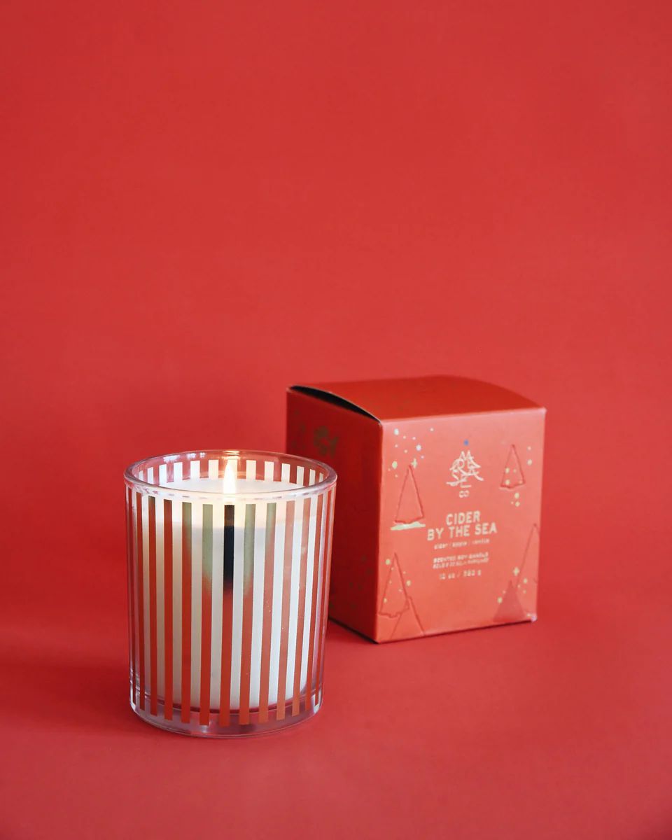 Cider by the Sea Holiday Boxed Candle | MERSEA
